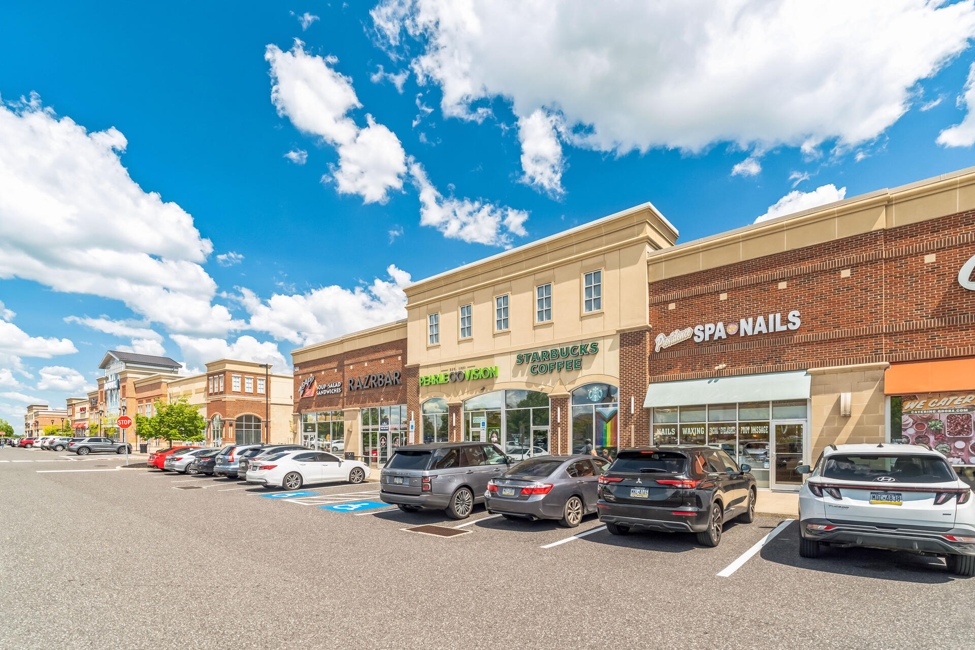 Starbucks & Nail Salon at Providence Town Center